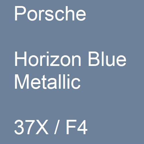 Porsche, Horizon Blue Metallic, 37X / F4.